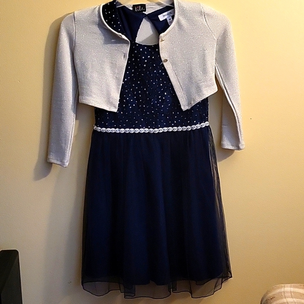 Girls dress with sweater